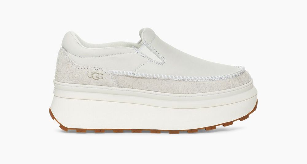 Ugg Marin Slip On - Womens Sneakers - White - NZ (9684AMYLN)